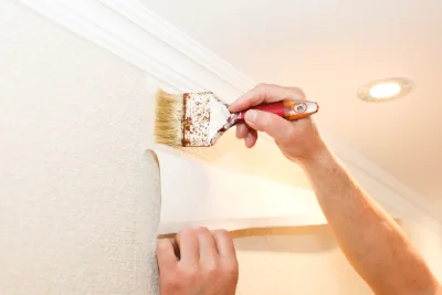 Pose de papier peint à Gouaix — revêtements muraux et toiles de verre